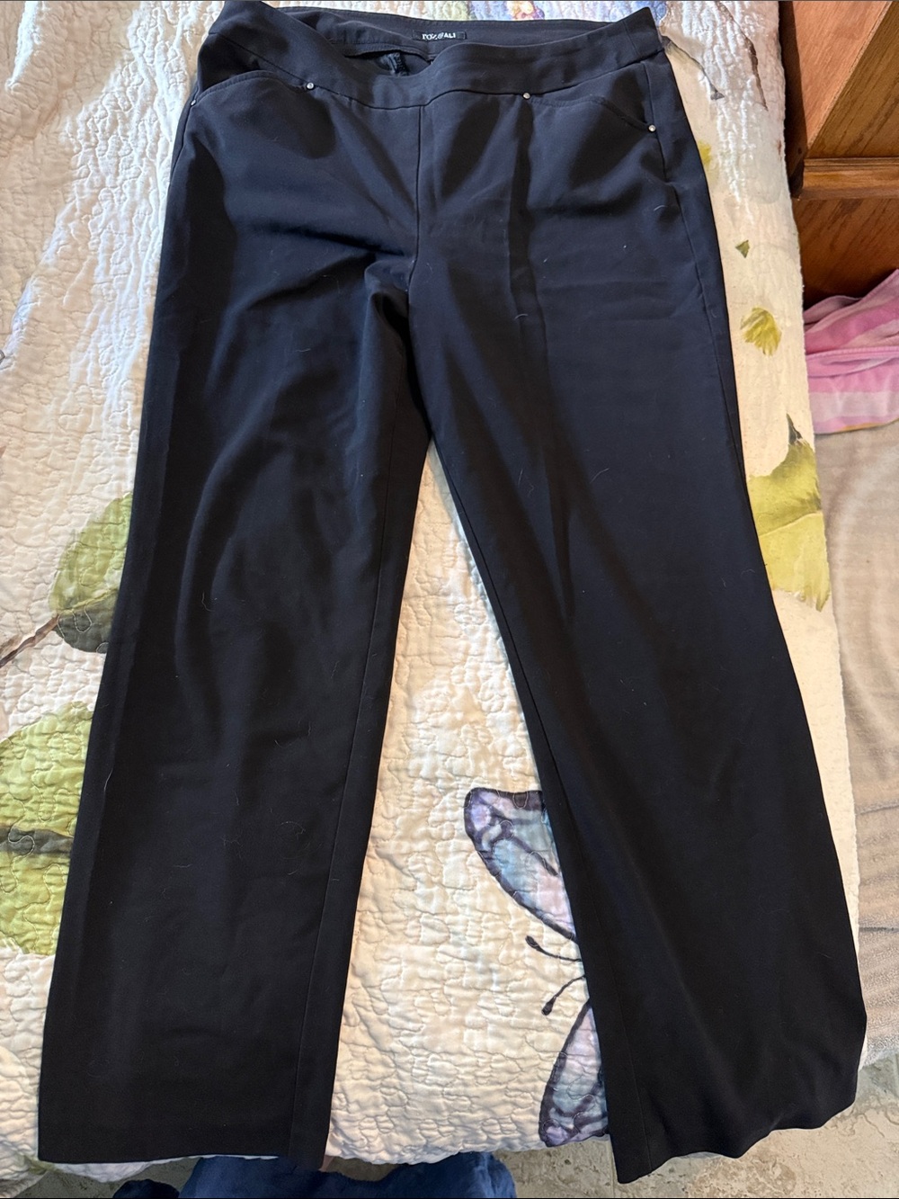 Roz & Ali Black Women's Pants - Classic